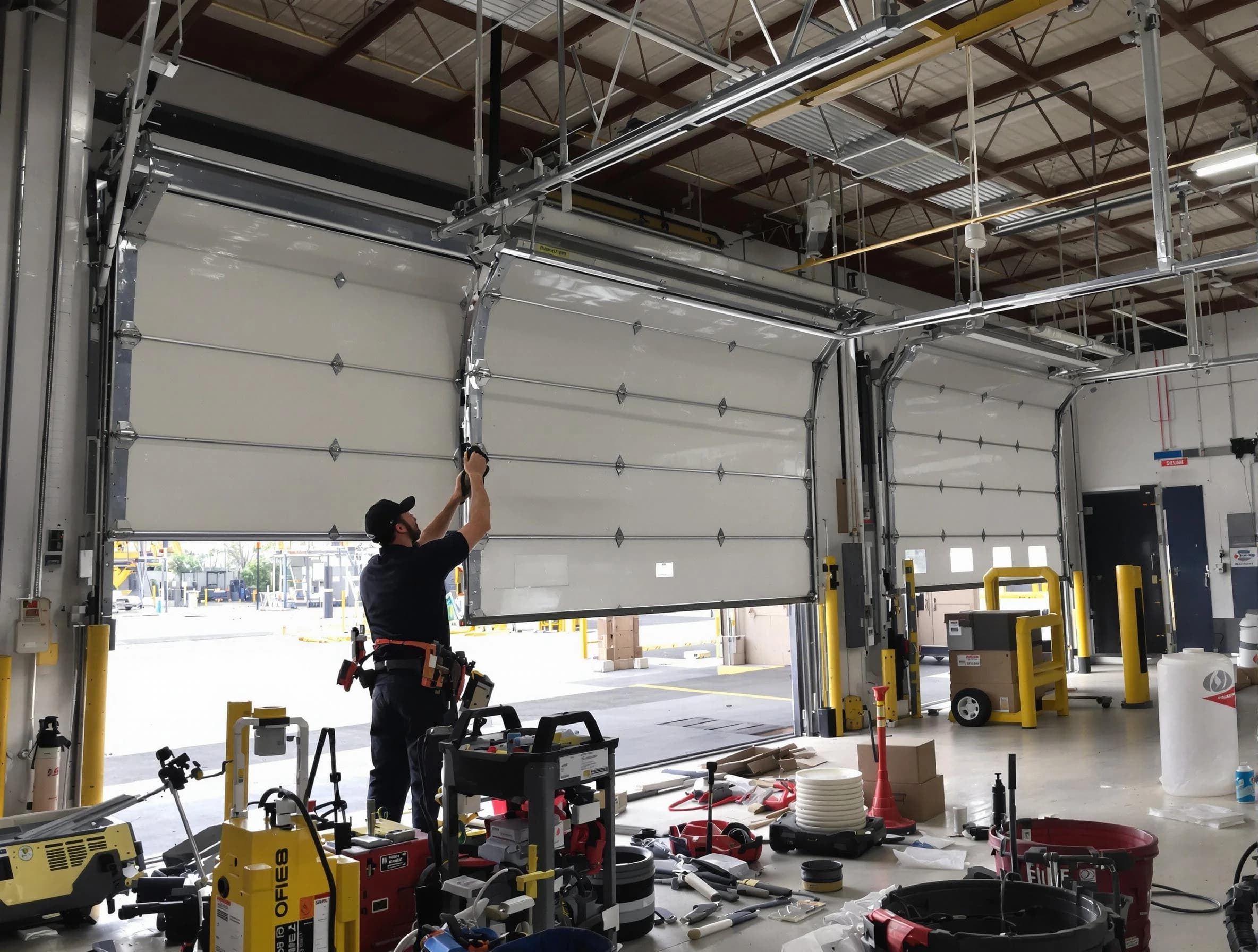 Sun City West Garage Door Repair technician performing commercial garage door repair in Sun City West