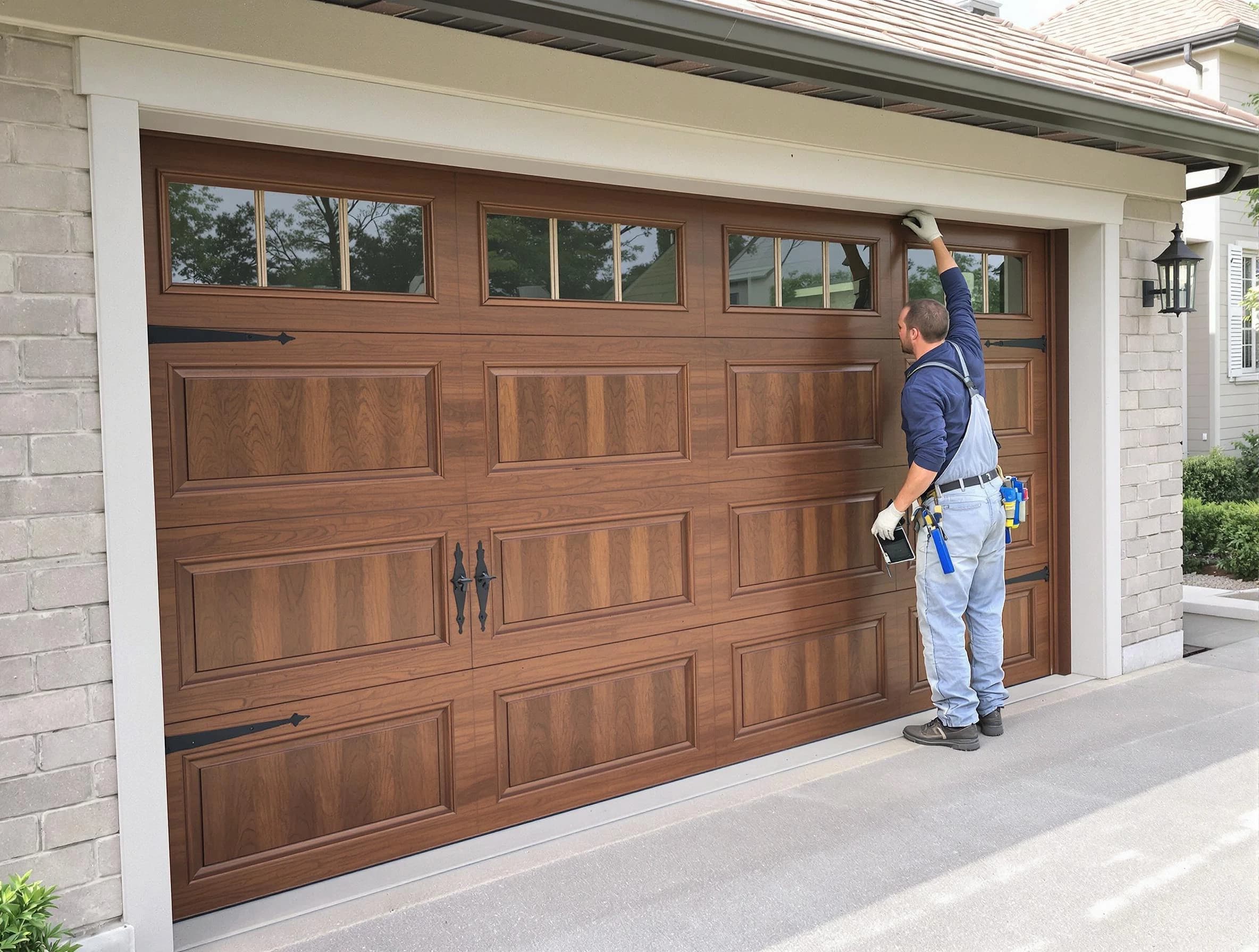 Custom garage door showcase by Sun City West Garage Door Repair in Sun City West