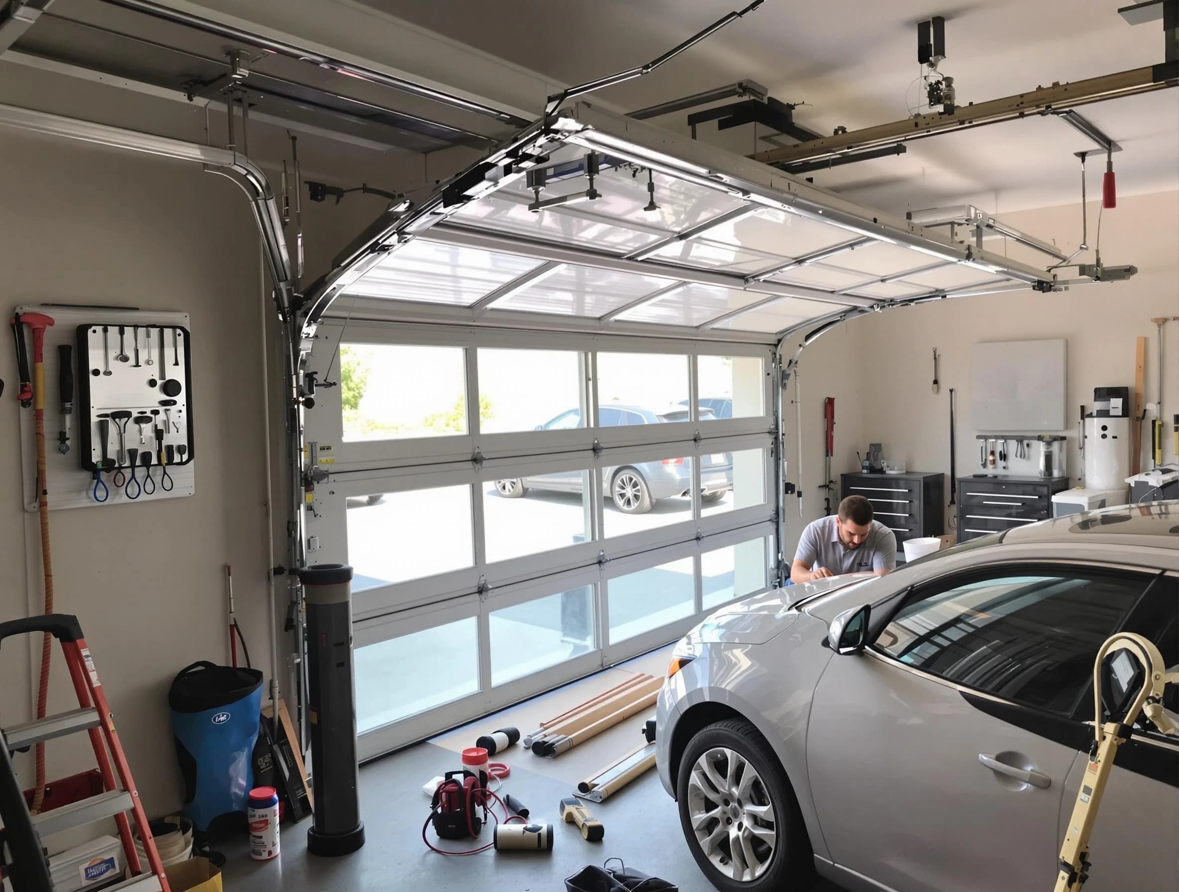 Garage door noise reduction service by Sun City West Garage Door Repair in Sun City West