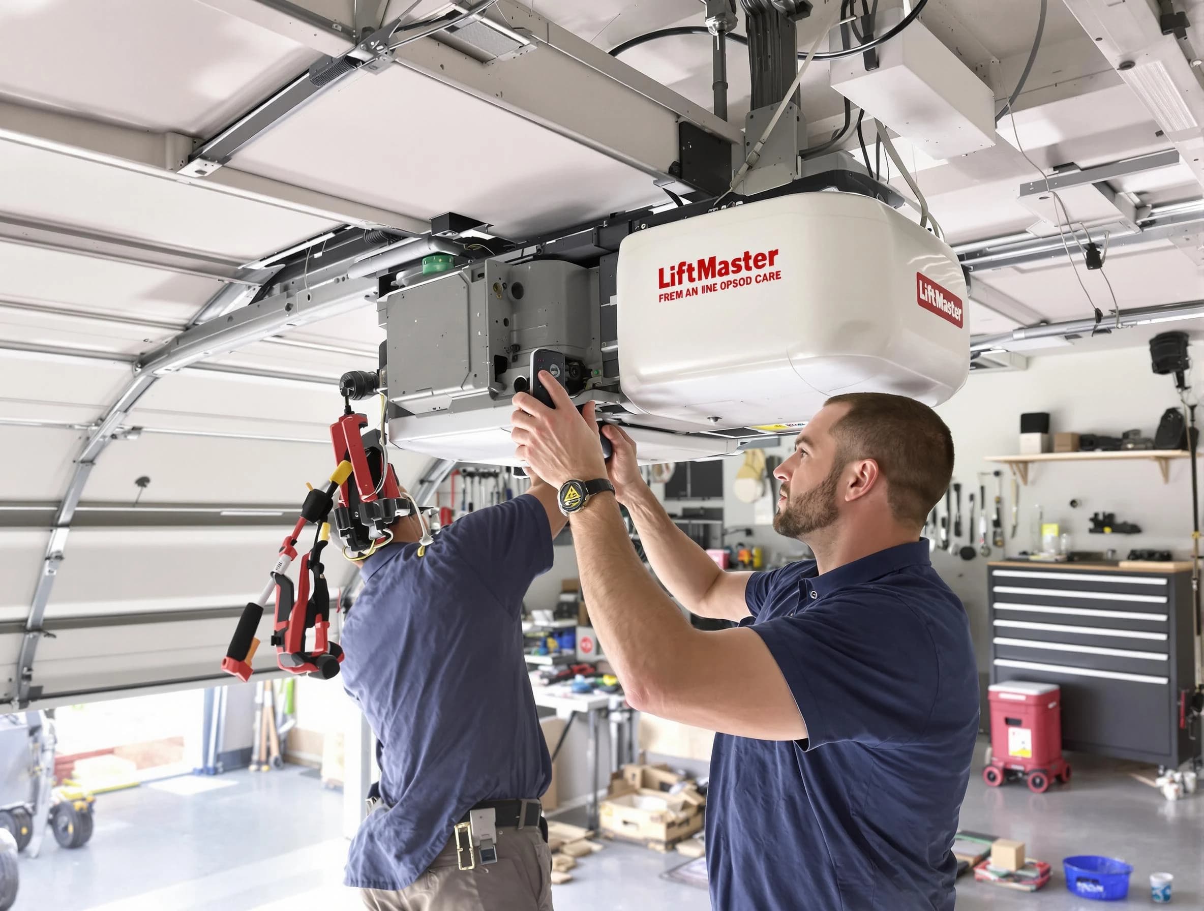 Sun City West Garage Door Repair technician performing advanced diagnostics on garage opener in Sun City West