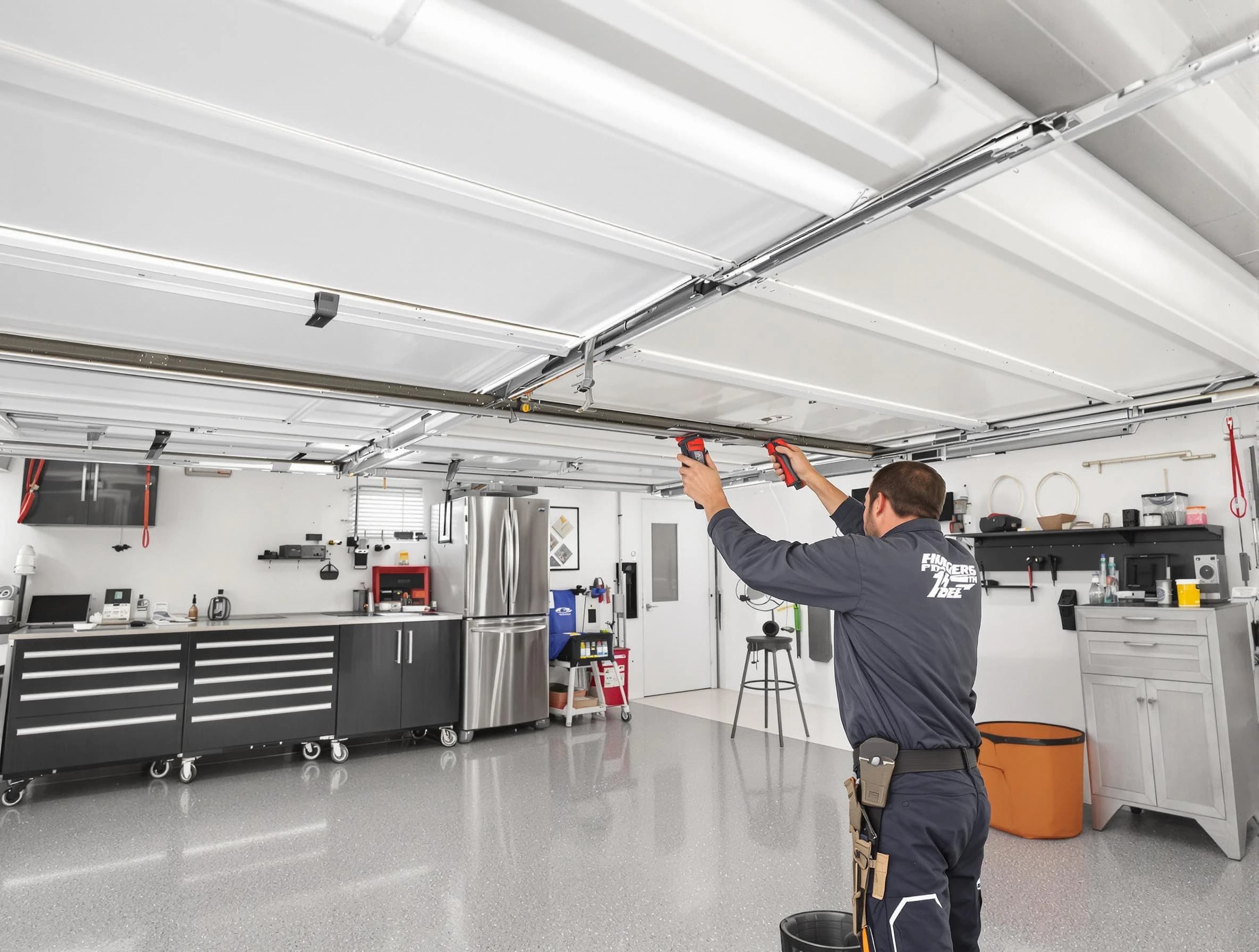 Overhead garage door repair service by Sun City West Garage Door Repair in Sun City West